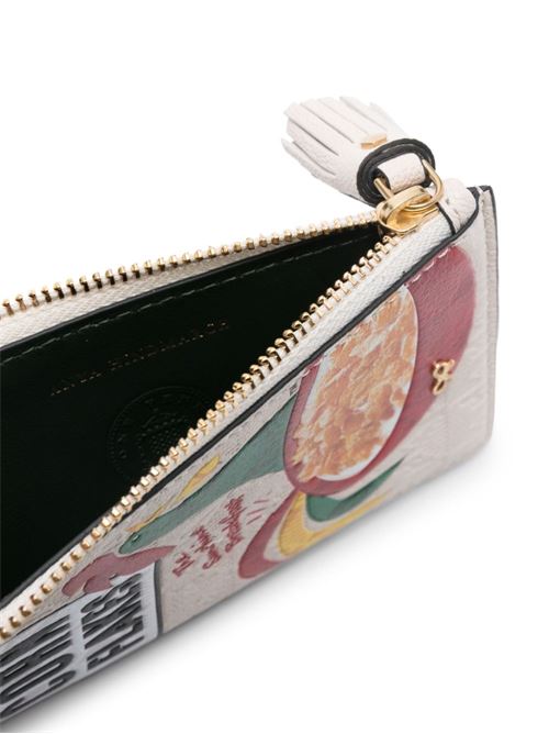 Portafoglio Anya Brands Cornflakes con stampa ANYA HINDMARCH | 182911CHALK